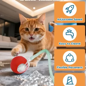 كرة القط الذكية التفاعلية