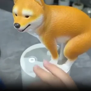 موزع رغوة الكلب اللطيف